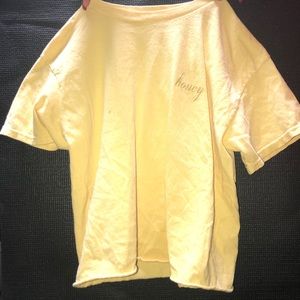 Yellow “honey” tee shirt